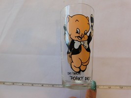 &quot;Porky Pig&quot; Pepsi Collector Series Warner Bros 1973 Glass Cup Drinking Glass - £16.18 GBP