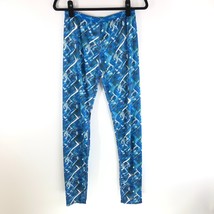 Terramar Youth Kid&#39;s Power Play Base Layer Pants Pull On Geometric Blue XL - $7.84