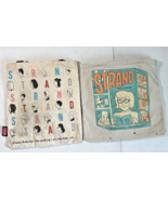 STRAND canvas cotton tote bag bookstore New York City NYC Lot of 2 - £7.09 GBP