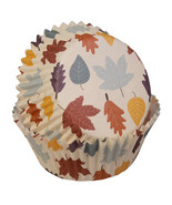 Wilton Autumn Leaves 24 ct Baking Cups Cupcake Liners Thanksgiving - $3.55