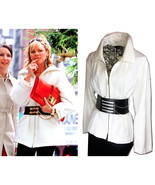 SATC Sex &amp; the City style Samantha Sportswear Jacket + OOAK bling belt - €86,62 EUR