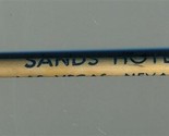 Sands Hotel Wooden Drum Stick Drink Stirrer Knocker Las Vegas Nevada 1950&#39;s - £60.47 GBP