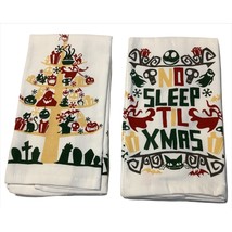 4 Kitchen Towel Set The Nightmare Before Christmas Disney Tim Burton Xmas Bundle - £22.78 GBP