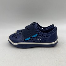 PLAE Mimo 116171-400 Unisex Kids Blue Hook &amp; Loop Waterproof Casual Shoes Sz 12 - £19.45 GBP
