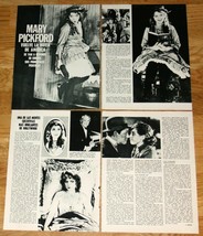 MARY PICKFORD 6 page 1974 spain article clippings canadian actress cinema - £3.96 GBP