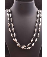 2 layer Silver Plated Traditional Choker Bollywood Stylish Antique Neckl... - £28.32 GBP