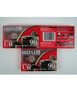 Maxell UR90 Cassette Tapes Sealed Blank Normal Bias IEC Type I 90 Minute... - £10.05 GBP
