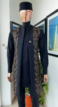 Men Kaftan Suit 3 Pcs, Men African Suit With Vest, Groom Clothing, Men&#39;s... - £141.54 GBP