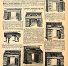 1969 Office Writing Desks 1901 Repro Advertisement Sears Furniture DWU17C - €21,52 EUR