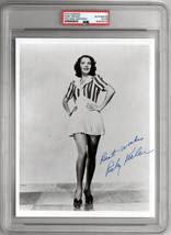 Ruby Keeler Signed Vintage 8x10 B&amp;W Photo Best Wishes  PSA Encapsulated (1941 Sw - £158.83 GBP