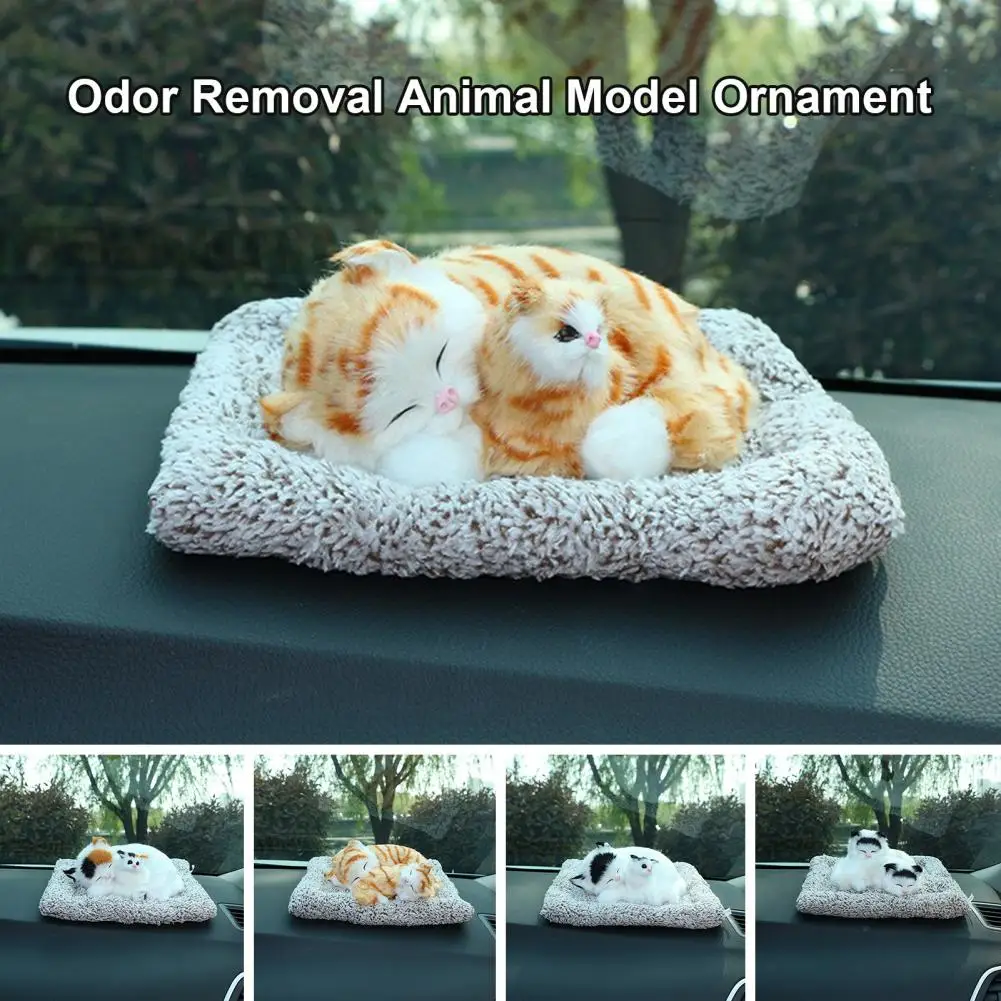 Odor Removal Mold Animal Shape Sleeping Cat Design Bamboo Charcoal Display Mold - £14.33 GBP