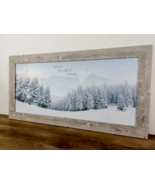 Large Winter Day Print in frame -Always Be Thankful For the Day - £68.16 GBP