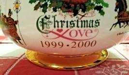 Teleflora 1999- 2000 Christmas Love Bowl  Wysocki American Life Holiday ... - $11.57