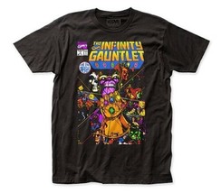Marvel Comics Infinity Gauntlet #1 Comic Book Cover Thanos T-Shirt NEW U... - £15.92 GBP