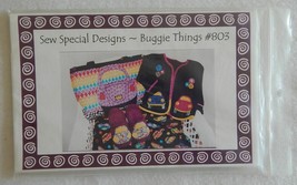 Sew Special Designs Buggie Things #803 Tote Bag, Slippers & Jacket Pattern NEW - $12.99