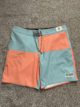 Howler Bros Shorts Mens 36 Blue Orange Buchannon Board Short Colorblock ... - $39.99