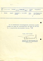 General Erwin Rommel Signed 1941 WWII Document JSA LOA - £2,681.81 GBP