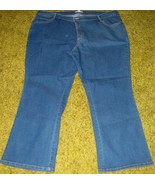 Ladies Medium BLUE Denim JEANS Woman Within Plus size 26W - $275.66 MXN