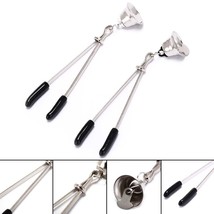 Sexy Body jewelry 1 Pair Adjustable Non Piercing Bell Nipple Jewelry - £14.59 GBP