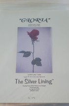 The Silver Lining &quot;GLORIA&quot; Cross Stitch Pattern Rose - $8.50