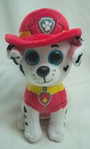 TY Paw Patrol MARSHALL THE FIRE FIGHTER DOG 6" Plush STUFFED ANIMAL Toy ... - $14.85