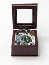 Mr. Christmas Moving Train Music Box Plays &quot;Deck The Halls&quot; Village Scene EUC - £26.72 GBP