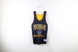 Vtg 90s Champion Mens M Reversible University of Michigan Basketball Jersey USA - £67.24 GBP