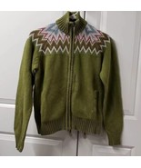 Columbia Women&#39;s Sweater Size: Medium Nice Full Zip Wool Blend Pockets - £18.17 GBP