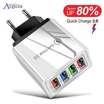 EU/US Plug USB Charger Quick Charge 3.0 For Phone  fast charging Adapter - £7.69 GBP