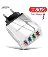 EU/US Plug USB Charger Quick Charge 3.0 For Phone  fast charging Adapter - £7.48 GBP