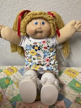 Vintage Cabbage Patch Kid Girl Butterscotch Hair Blue Eyes Head Mold #5 ... - $285.00