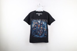 Y2K Mens Small Faded 2014 World Tour Black Veil Brides Band T-Shirt Black Cotton - £31.61 GBP