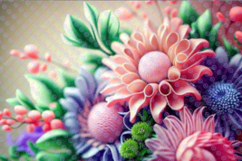3d flowers design for sublimation/tumblers/cups png download  - $2.75