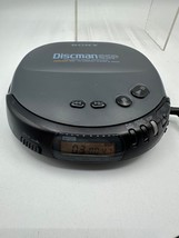 Vtg Sony Discman Esp Cd Compact Player D-242CK Mega Bass Walkman Tested Works - £15.33 GBP