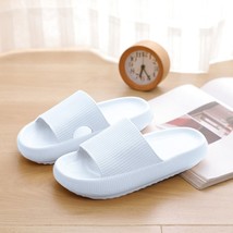 Women Shoes Thick Platform Bathroom Home Slippers White 42-43 - £7.17 GBP