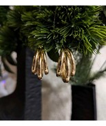 Gold Triple Multi Hollow Hoop Chunky Earrings Women NWOT - €12,25 EUR