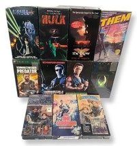 VTG Sci-Fi Action VHS Movie Lot of 11 - Arnold Schwarzenegger, Alien, Predator - £36.69 GBP