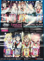 LOVELIVE! SUNSHINE (2017) Bushiroad  20&quot; x 28&quot; promotional poster - $276.85 MXN
