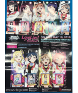 LOVELIVE! SUNSHINE (2017) Bushiroad  20&quot; x 28&quot; promotional poster - $276.85 MXN