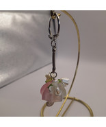 Colorful Resin Umbrella With White Flowers Keychain - Mbarnes Productions - $257.03 MXN