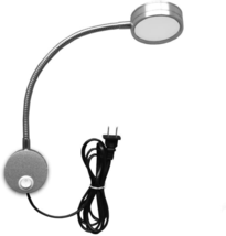 Wefoonlo 5W Wall Mounted Reading Light Flexible Gooseneck LED Sconce Lamp with P - £23.90 GBP