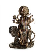 DURGA STATUE 11&quot; Hindu Divine Mother Goddess HIGH QUALITY Bronze Resin D... - £89.58 GBP