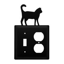 Village Wrought Iron Pet Cat Switch &amp; Outlet Cover - £20.74 GBP