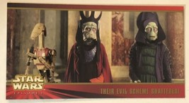 Star Wars Episode 1 Widevision Trading Card #77 Their Evil Scheme Shattered - £1.97 GBP