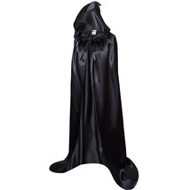 Hooded Cloak Adult Witch Long Purim Carnival  Cloaks Capes Robe Women Men Vampir - £68.47 GBP