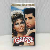 VHS Grease John Travolta Olivia Newton-John Sandy 50&#39;s Musical - £15.95 GBP