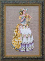MD60 "The Blossom Harvest" Mirabilia Chart With Embellishment And Special Thread - $73.25