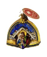 Christopher Radko Two Scenes Of The Savior Ornament Nativity New With Ta... - €75,35 EUR
