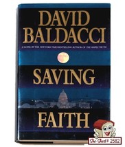 SAVING FAITH  (hardcover book  w/ dust jacket) by David Baldacci - £3.94 GBP