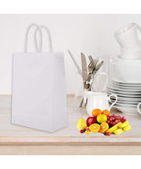 25 Count Kraft Paper Gift Bags5.5 x 8.58 x 3.7&quot; -White - $351.93 MXN